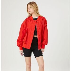 Forever 21 Oversized Windbreaker Bomber Jacket - M